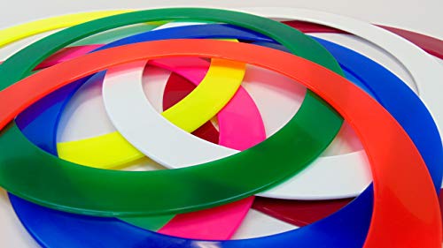 Higgins Brothers Juggling Rings Set of 3 Professional Style (White)