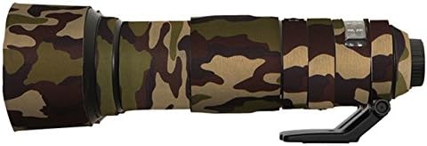 Mekingstudio Rubber Camera Lens Cover Coat Protective Camo Cover for Nikon 200-500mm F5.6 VR - Forest Brown Camo