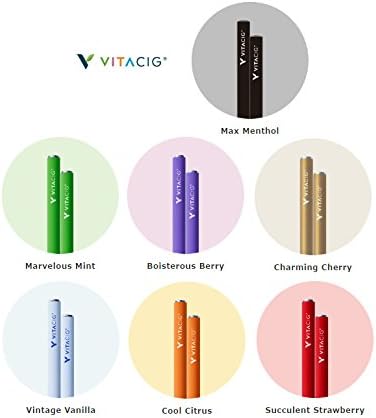 Amazon 7種より計24本セット Vitacig ビタシグ 専用ケース付き24本セット ビタシグ Vitacig 電子たばこセット スターターキット