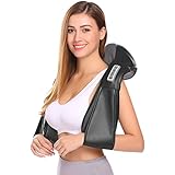 ACEVIVI Shiatsu Back Neck and Shoulder Massager with Heat,16 Deep Tissue 3D Kneading Balls, Pillow Massager with Adjustable Intensity for Neck, Back, Shoulders, Foot, Legs and Feet at Home, Car,Office