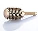 VASLON Professional Nano Thermic Ceramic & Ionic Round Barrel Hair Brush with Boar-Bristle For Blow Drying, Curling & Straightening