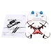 Coocheer JJRC H22 Mini Drone Double-sided Inverted Flight RC Quadcopter Red