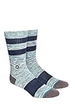 Stance Mens Mission SU16 Socks Large Aqua