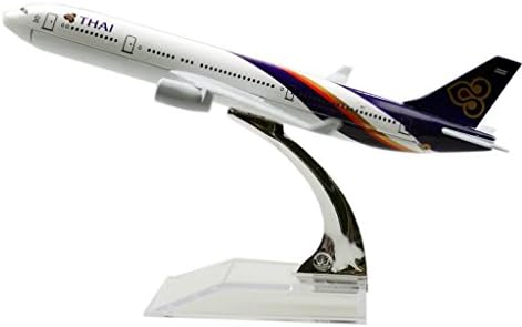 1:400 Thai Airways A330 Die-Cast Metal Plane Purple Airplane Model Airbus 330 Airplane Child Birthday Gift Plane Metal Model Toys