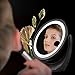 Makeup Mirror, Broadcare Double Sided Lighted Vanity Mirror, 1x/5x Magnifying Mirror with Lights Travel