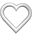 Floracraft 1-1/8 Inch x12 Inch Styrofoam Heart - 4 Pieces Pack/White