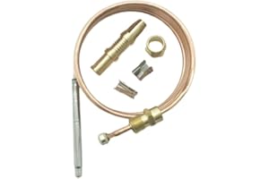 ActyGo Replacement Oven Universal Snap-On Thermocouple set 1980-048 fits Adapter and Accessories ROBERTSHAW BLODGETT MONTAGUE 48" long 20-30 Mv