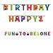 amscan 1st Birthday Elmo Letter Banner Kit Party Supplies Elmo Sesame Street Fun to be One! primary