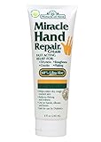 Miracle of Aloe Miracle Hand Repair Cream 8 Oz Relieve Dry, Cracked, Flaking Hands Immediately! Therapeutic Formula Contains 60% Ultra Aloe - The Purest Most Potent Form of Whole Leaf Aloe Vera Gel. Fast Acting Relief, Say Good Bye to Dry, Cracked Hands Now! Reduces Flaking and Redness, Use on Hands, Elbows and Knees, Exclusive Fast Acting Formula Penetrates Deep Into Damaged Skin Layers to Moisturize Where It's Needed Most. Leaves Hands Feeling Silky Smooth and Comfortable.