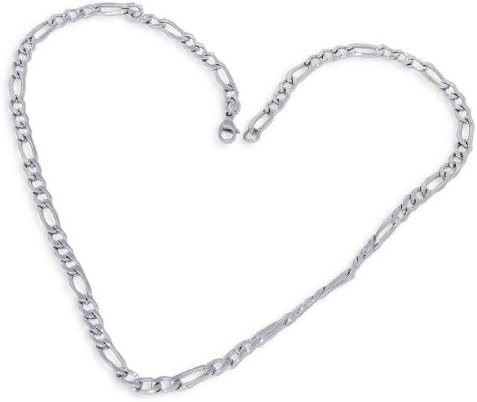 Stainless Steel 20-inch Curb Link Chain Necklace Jewellery (LIFETIME WARRANTY)