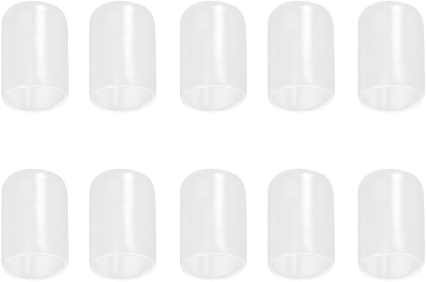 LEIPUPA 10 Pieces Silicone Pool Cue Tip Protector Saver Sleeve Billiard Accessories