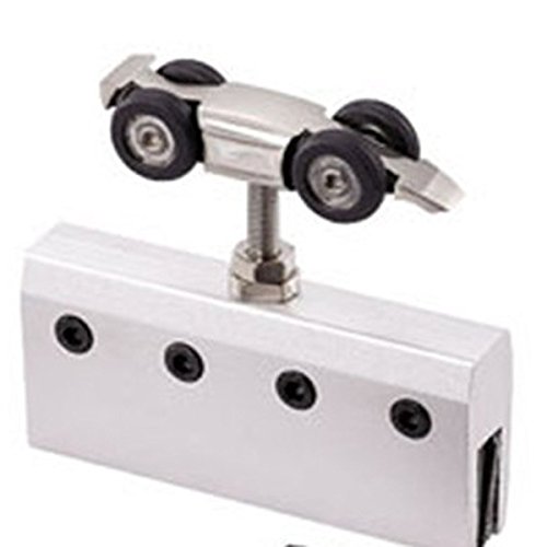 Modern Internal Sliding Glass Door with 3 Safety Glass Parts, Aluminium