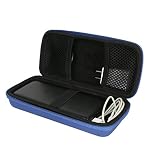 Khanka Hard Travel Case for RAVPower Portable Charger RAVPower 22000mAh Portable Phone Charger 22000 Power Bank 5.8A Output 3-Port Battery Packs (Blue)
