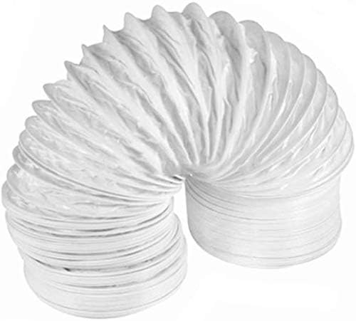 UTIZ Tumble Dryer Hose 4M (13foot) lenght and 102mm (4" Inch) diameter, White