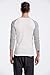 CYZ Men's Thermal Long Sleeve Crew Top-WhiteGrey-M
