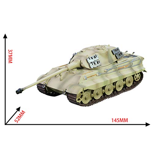 Militärisches Dekoratives Modell, Tankmodell VK4502 (P) Schwerer Tank 1:72 Replik Militärmodell Simulation Gepanzerte… – Bild 8