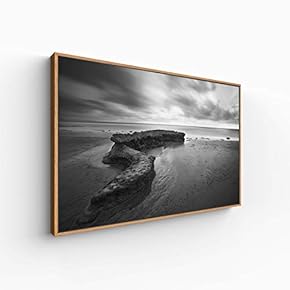 Canvas Wall Art for Living Room, Bedroom Monochrome Landscape Framed Canvas Prints for Home Decoration Ready to Hang - 16x24 inches