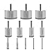 Stop Now 12 Pcs Diamond Drill Bits - Glass and Tile Hollow Core Drill Bits Extractor Remover Tools Hole Saws for glass, ceramics, porcelain, ceramic etc