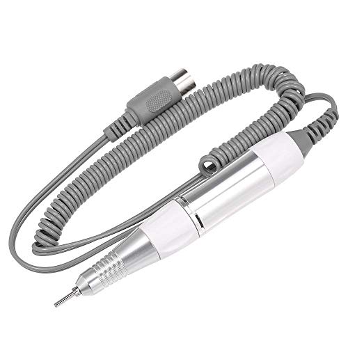 Nail Drill Pen,Anself Electric Portable Nail Polisher Handpiece Nail Drill Machine For Manicure Pedicure Handpiece Grinder (White)