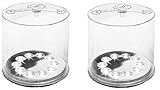 Mokie Inflatable Solar Powered Lantern, Outdoor Camping Lantern with 3 Lighting Models-2 Pack