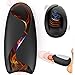 Penis Training Sex Toys Male Masturbator, Heated Treediride Liquid Silicone Adult Toys Pulse 5 Vibrations Glans Stimulator with Intelligent Waterproof Heating Function for Prolonging Sexual Endurance
