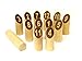 BEX Number Kubb Garden Games - 13 Pieces with Carry Bag | Throwing Games for Families, Kids & Adults | Outdoor, Summer Parties or Beach Games | Traditional Regulation Size Viking Chess | Rubber Wood