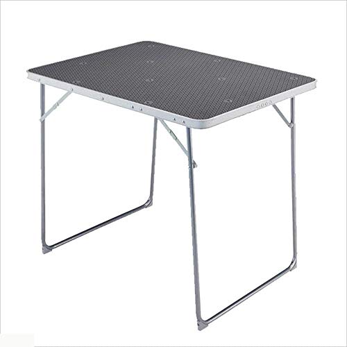 LHYLHY Tabelle XIAOYAN Gray - Esstisch Tisch im Freien Tisch Klapptisch Gartentisch 4 Personen