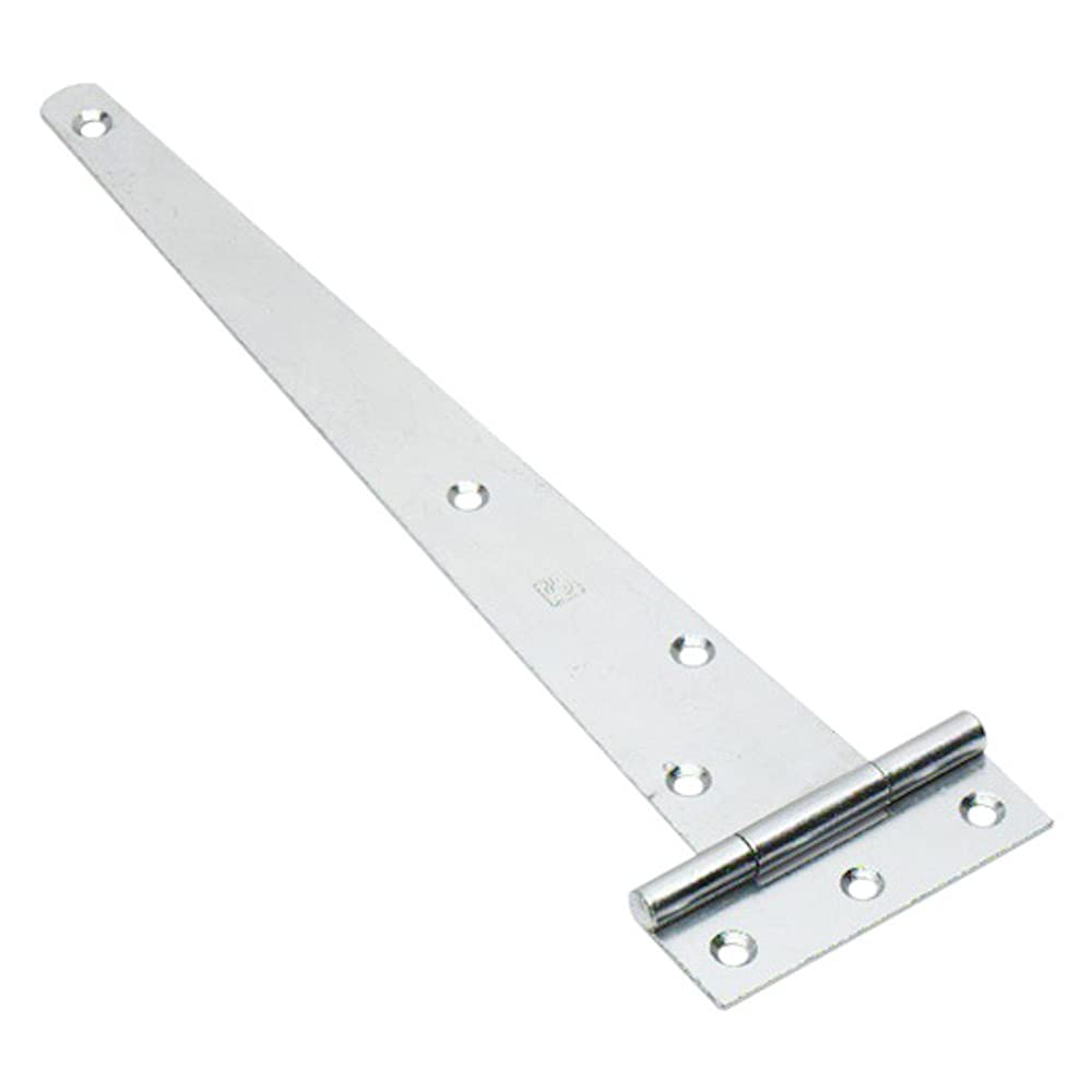 Merriway BH04077 (2 Pcs) Bright Zinc Plated Light Duty Tee Hinge, 150 mm, 6 inch - Pack of 2 Pieces