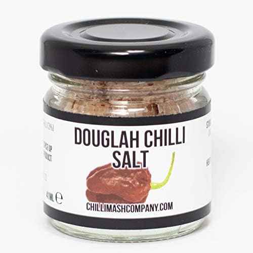 Douglah Chilli Salt - Special and Rare Chilli Salt - Extreme Hot Chilli Flakes with Atlantic Sea Salt Made by us.