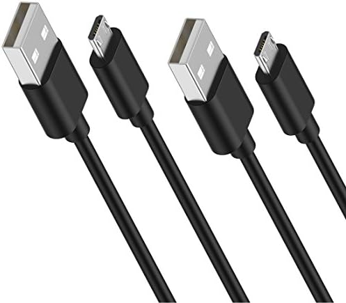 HOUPU [2-Pack] 3 Feet Micro USB Cable, Fast Charging and Sync Data Cord for Android, Samsung, Fire Tablets, Kindle eReaders, HTC, Nokia, Sony, Motorola - Black
