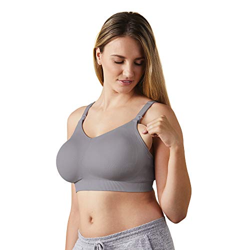 BRAVADO DESIGNS Women's Body Silk Seamless Nursing Bra and Maternity Bra, Silver Belle, Medium - Thumbnail 3