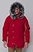 airBOSS Men's Snorkel N3-B Parka (Slim Fit), Warm Jacket for Cold Weather (XL, Red)