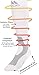 Mojo Compression Socks 20-30 mmHg Graduated Compression Stockings - Unisex, White, XL