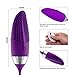 Tongue Clitoral Finger Vibrator with Wireless Remote Control -YTOY Silicone Love Egg Rechargeable Whisper G-Spot Dildo Stimulator 12 Vibration Modes Adult Oral Sex Toys for Women or Couples (Purple)thumb 2