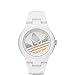 adidas Women's 'Aberdeen' Quartz Plastic and Silicone Casual Watch, Color:White (Model: ADH9084)