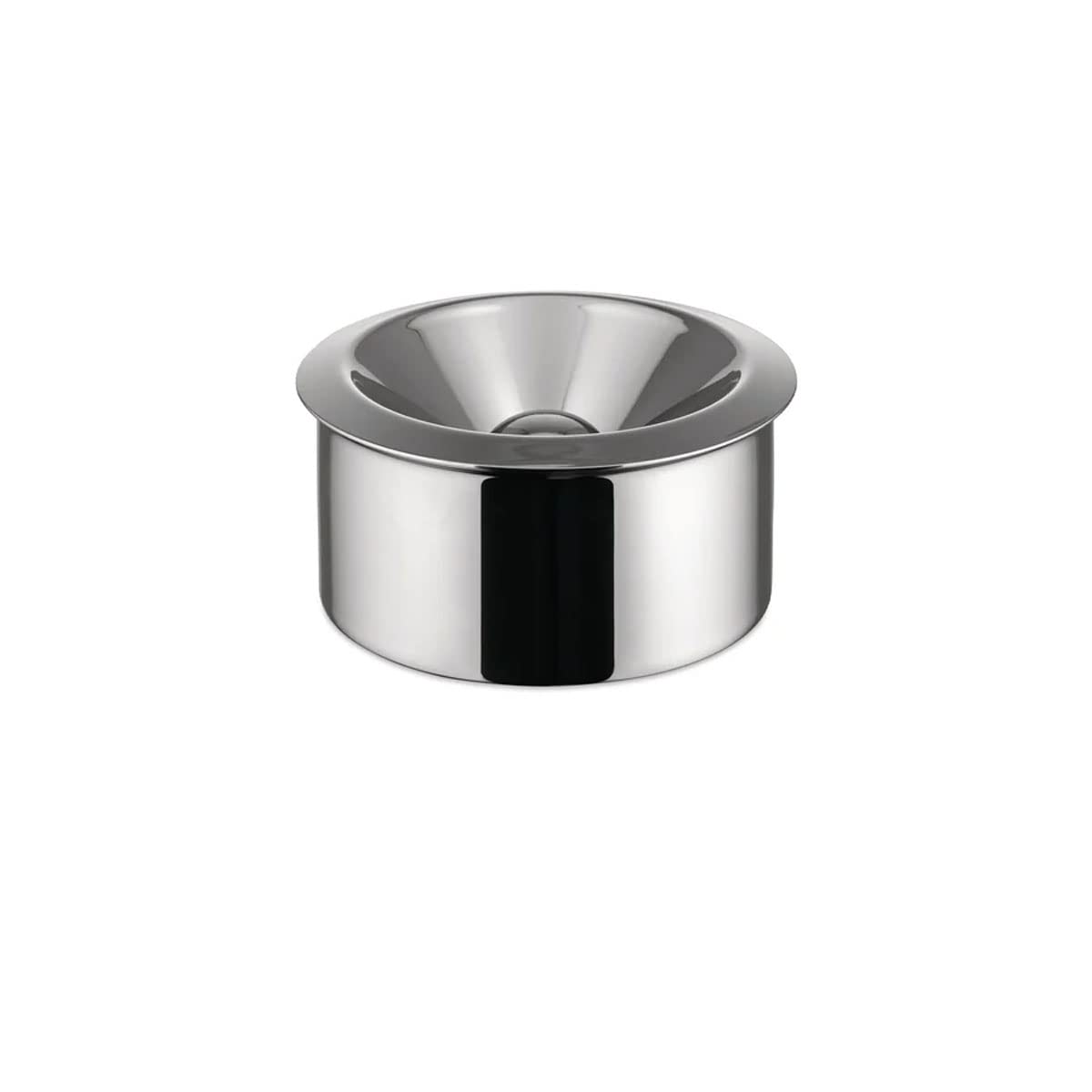 Alessi 90010/I Ashtray, Stainless Steel, 3 x 12 x 11.5 cm