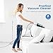HoLife Stick Vacuum Cleaner 2-in-1 Upright and Handheld Vacuum Corded Stick, Bagless Lightweight with 12Kpa Strong Suction Includes HEPA Filters (White)