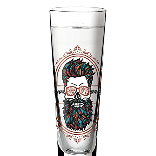 Ritzenhoff Black Label Schnapps Glass Design by Santiago Sevillano, 4 x 4 x 12 cm