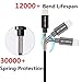 iPhone Cable,Sharllen Metal Spring iPhone Charger Cable MFi Certified Lightning Cable 3/3/6/6/10FT Long Charging&Syncing iPhone Charging Cord Compatible iPhone Xs/Max/Xr/X/8/8Plus/7P/7/iPad (B-10FT)