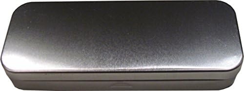 Platinum, Tin, Eco-friendly, Mini Pencil Box. Use As Pencil, Makeup, Jewelry, Gift, Candy, Favor or Birthday Gift Box