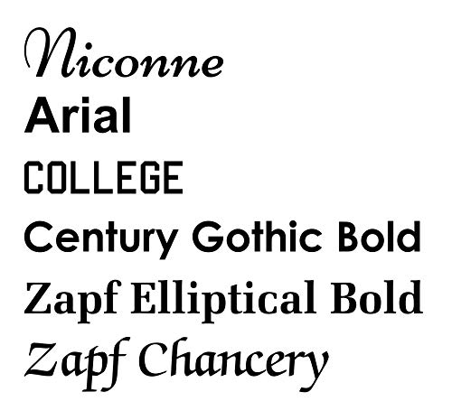 Name Plate - 2x10" Slide in Plastic - Personalized/Customized - Thumbnail 2