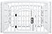 Amazon Basics 4-Panel Plastic Pet Pen, 24in, White