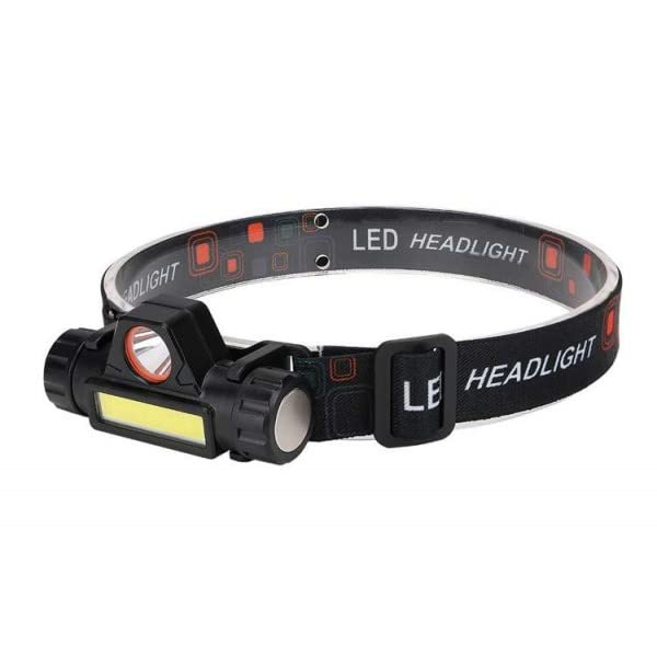 PARENCE. - Multifunctional USB LED Headlamp - 2 Lighting Modes / 120° Adjustable/Magnet Inserted - Outdoors/Physical Activities/Daily