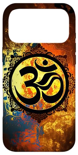Om Ohm Aum Buddhism Symbol Yoga Sanskrit Rainbow Case for iPhone 17 Pro Max