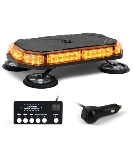 Xprite 42 LED Rooftop Strobe Light, High Visibility Emergency Hazard Warning Fl…