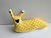 Yellow Banana Slug Plush / Yellow Stuffed Animal Banana Slug Plush