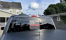 HHLOU Rear Middle Window Thin Red Line American