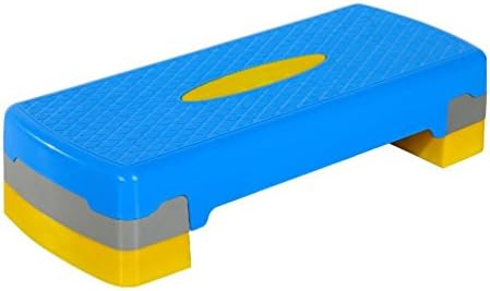 Aerobic Stepper 27¡å Cardio Platform Fitness Step 4¡å- 6¡å Workout Exercise Risers