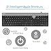 Macally Wired Mac Keyboard Full-Size/Extended - Number pad 10 Key & 5FT Wired USB A Cable - 21 Shortcuts for Apple Computer Keyboards - Replacement Keyboard for Mac with USB Port - (Black)
