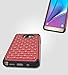 Style4U Hybrid Rhinestone Crystal Case with Stylus for Galaxy Note 5, Red / Black